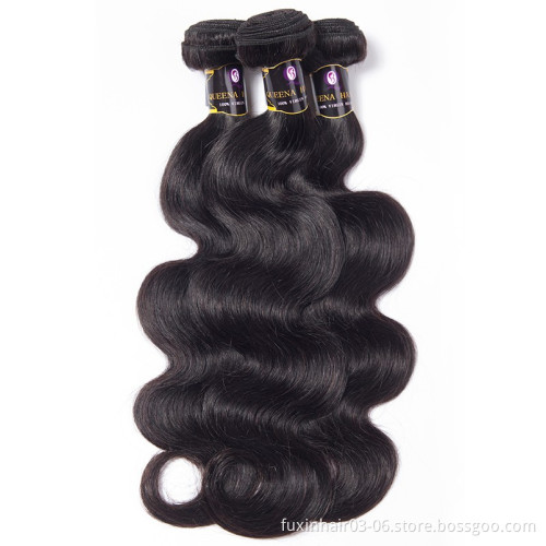 Brazilian long style natural human hair extension all types of woman hair weavons